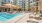 Sparkling swimming pool and large pool deck at Vibe at Echo Street West