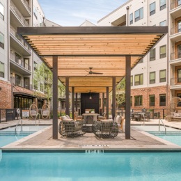 Take your "summer vacation" to our resort-style swimming pool with cabanas. ☀️
#VibeAtEchoStreetWest #LiveVibeEchoStreetWest #Atlanta #AtlantaGA #AtlantaLiving #GALiving #GeorgiaLiving #LuxuryLiving #GAApartments #AtlantaApartments #PoolDay #Swimming Instagram post from @vibeatechostreetwest on July 12, 2024 16:26:03pm